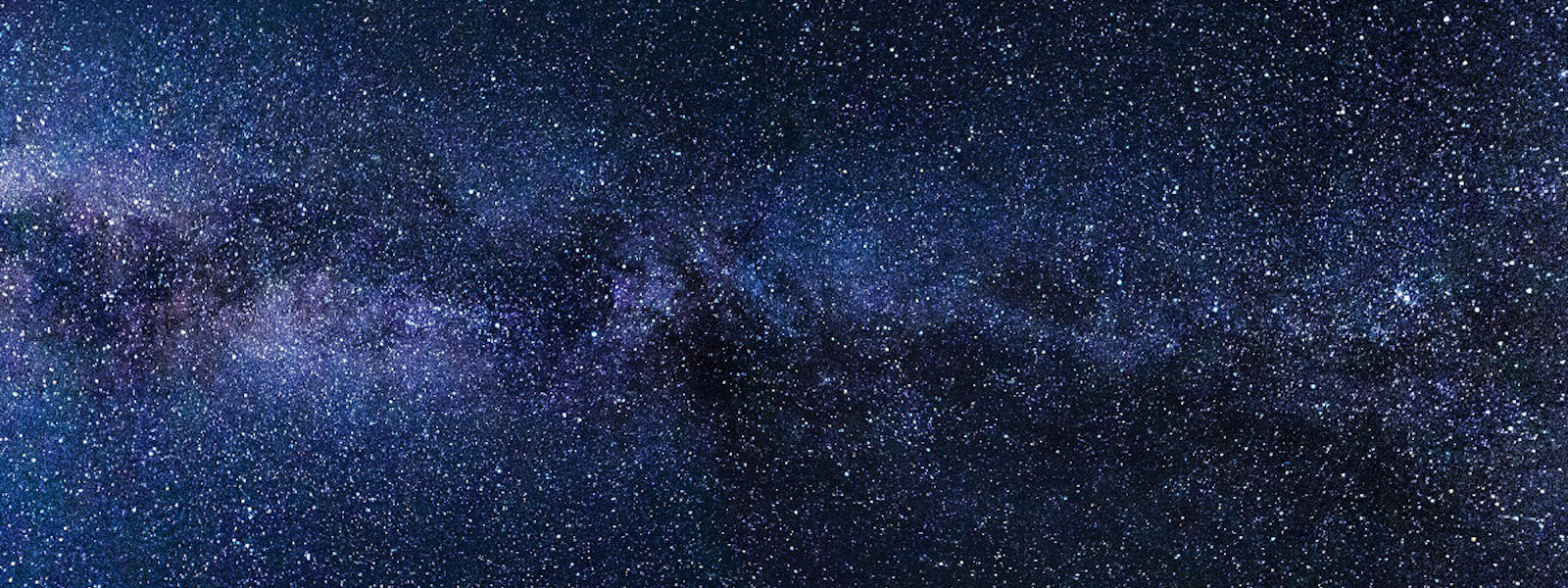 The milky way with millions of stars, a dark starry sky.