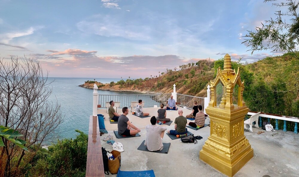 Dharana Retreats - Meditating at a Temple in the South of Phuket