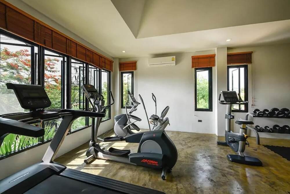 Gym and Training Hall at the Meditation Retreat in Phuket