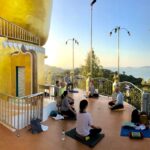 Meditation in Phuket - Morning Meditation at the Temple in the Hills during Sunrise