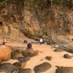 Phuket Retreat - People Meditating at the Cliffs by the Sea during Sunrise