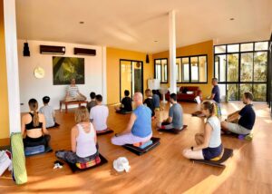 Group Meditation Session at Coco Retreat Resort in Phuket