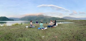 Meditation Group at Bangwaad Dam in Phuket