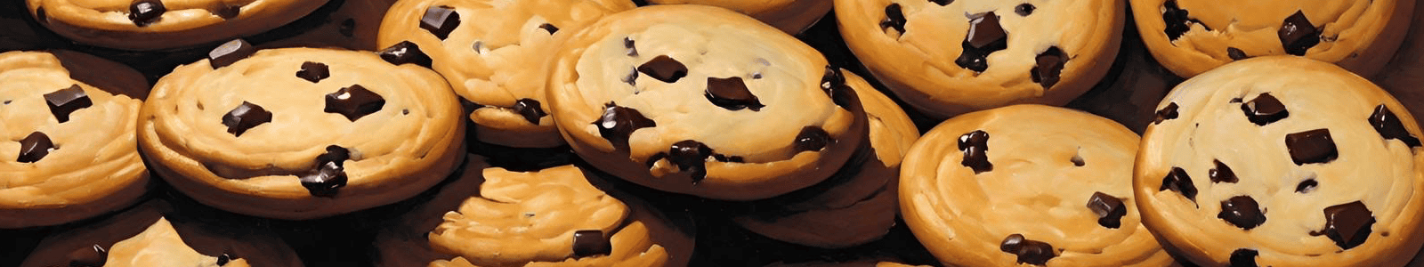 Chocolate chip cookies representing website cookies
