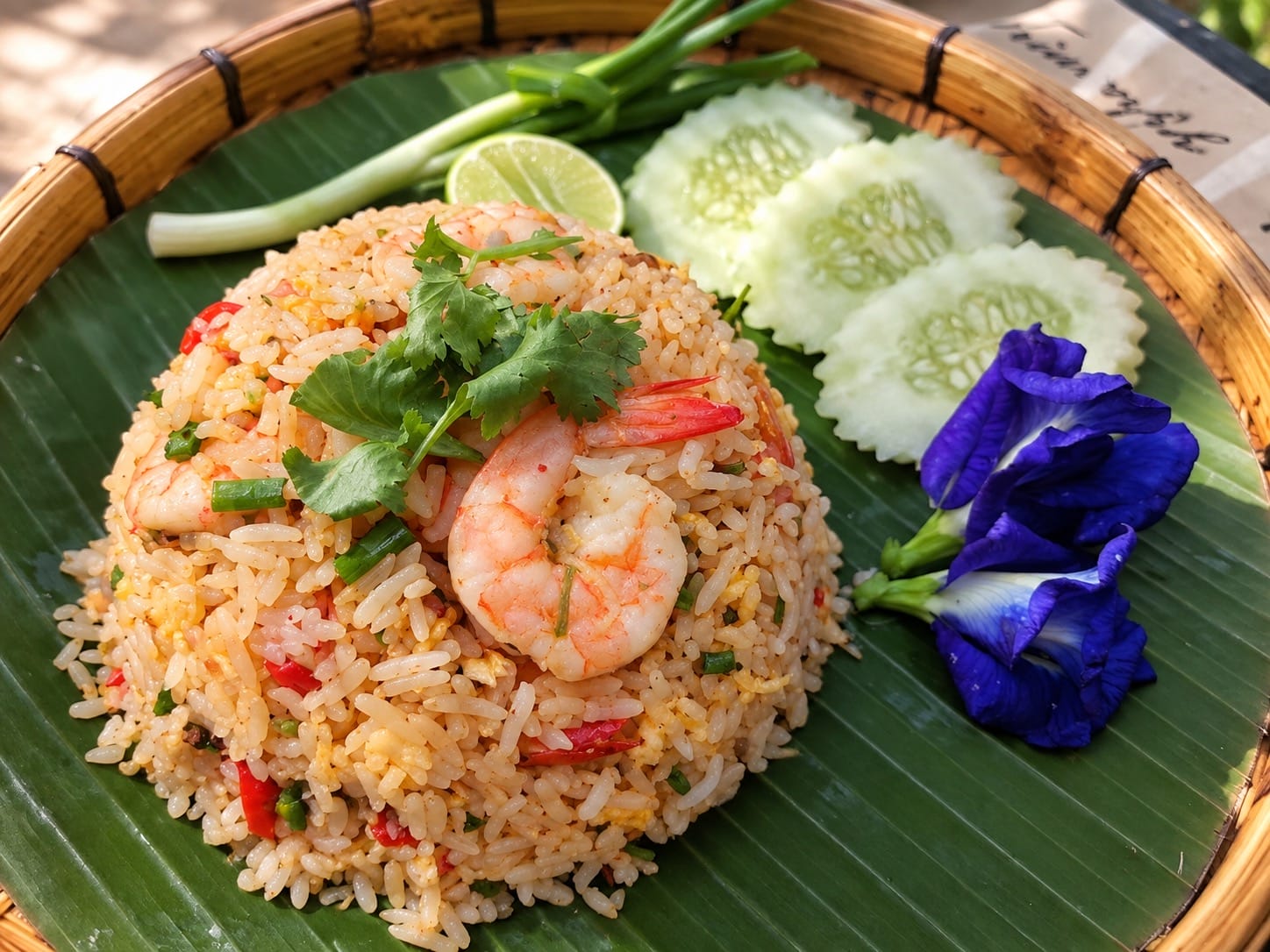 Fried Rice with Shrimp at our Retreat Lunchtime